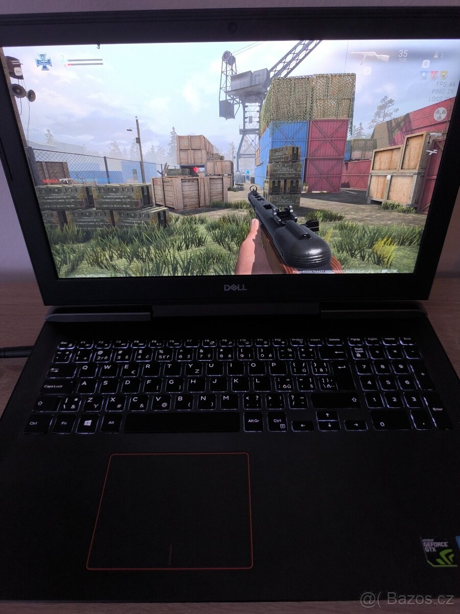 Výkonný Herní Notebook DELL 15 Gaming (i7-7700HQ,GTX 1060 (6
