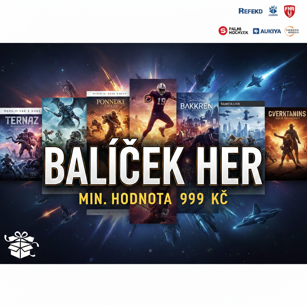 Náhodní Steam balíček her min hodnotě 999 Kč