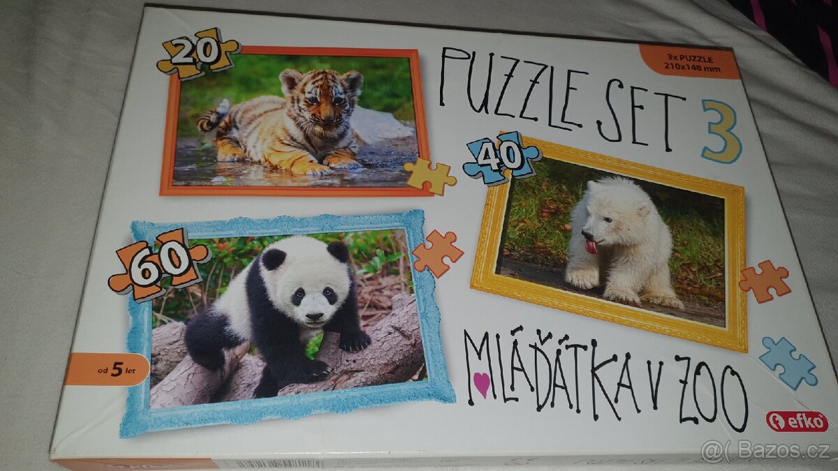 Dětské puzzle Mláďátka v ZOO