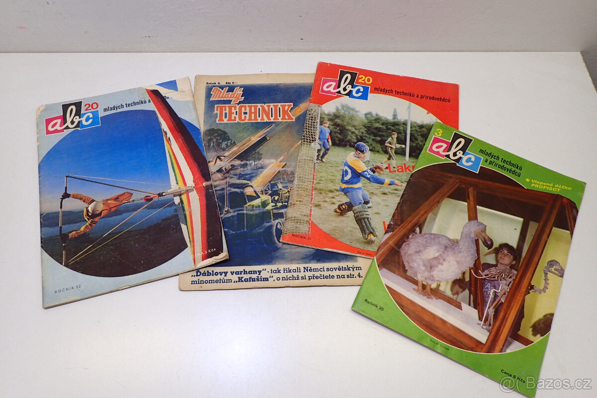 Staré Časopisy ABC 87,88,99 + Mladý technik 1948