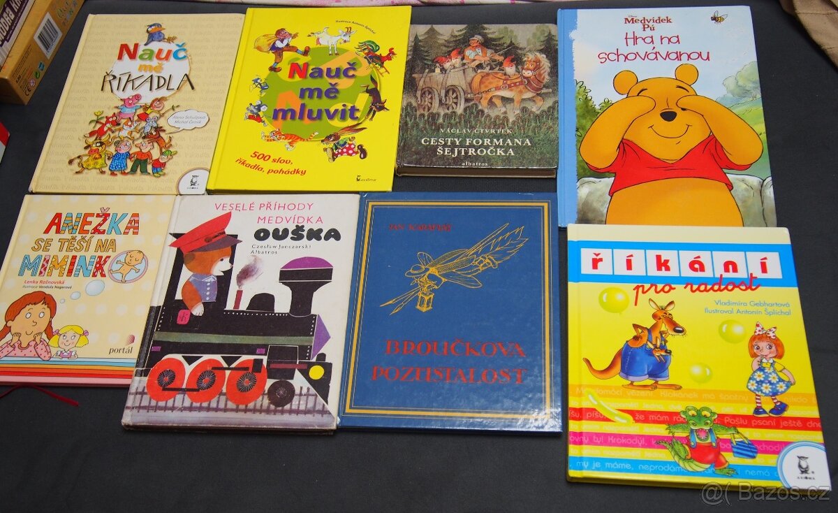 dětské knihy, knížky, říkadla, příběhy
