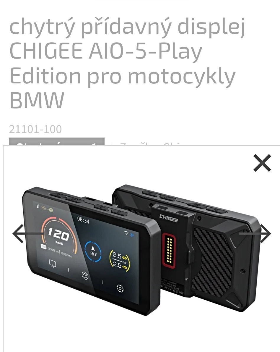 CHIGEE AIO-5-Play Edition pro motocykly BMW