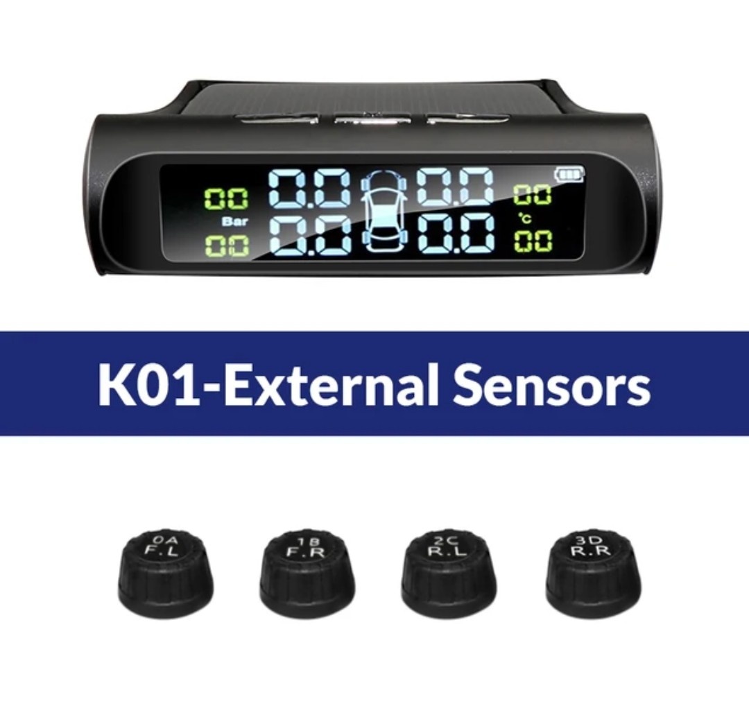 Měřič tlaku v pneu