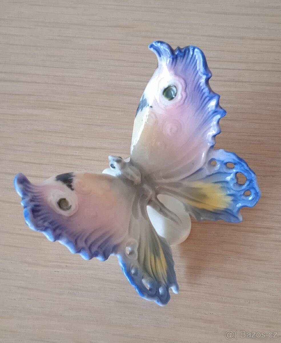 Porcelánový motýl Karl Ens