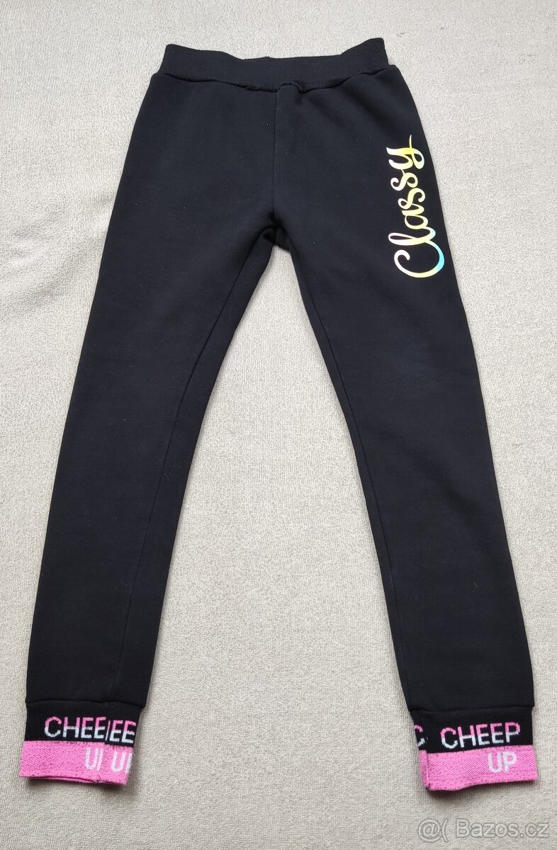 Dívčí zateplené tepláky nebo legíny Kugo, 152