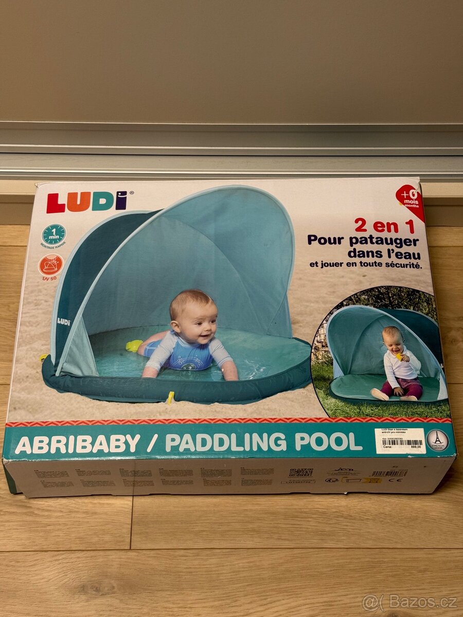 Stan s bazénkem anti-UV pro miminko