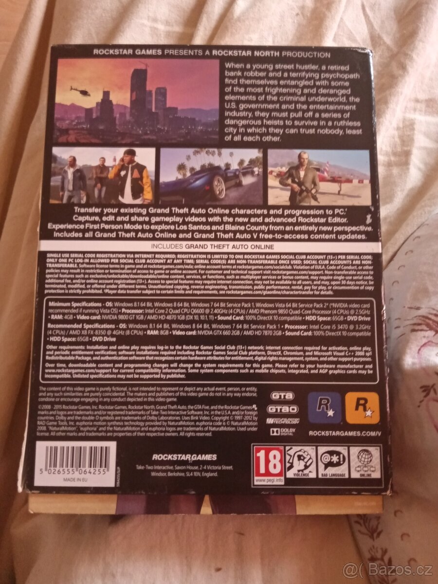 Grand theft auto five originál pc edice