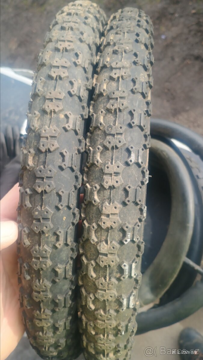 Pneu plášť 16x2, 125 (57-305) koloběžka včetně duše