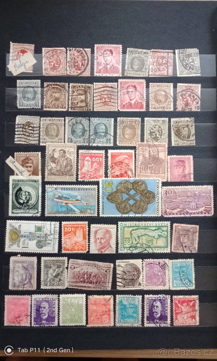 Prodám sbírku poštovních známek