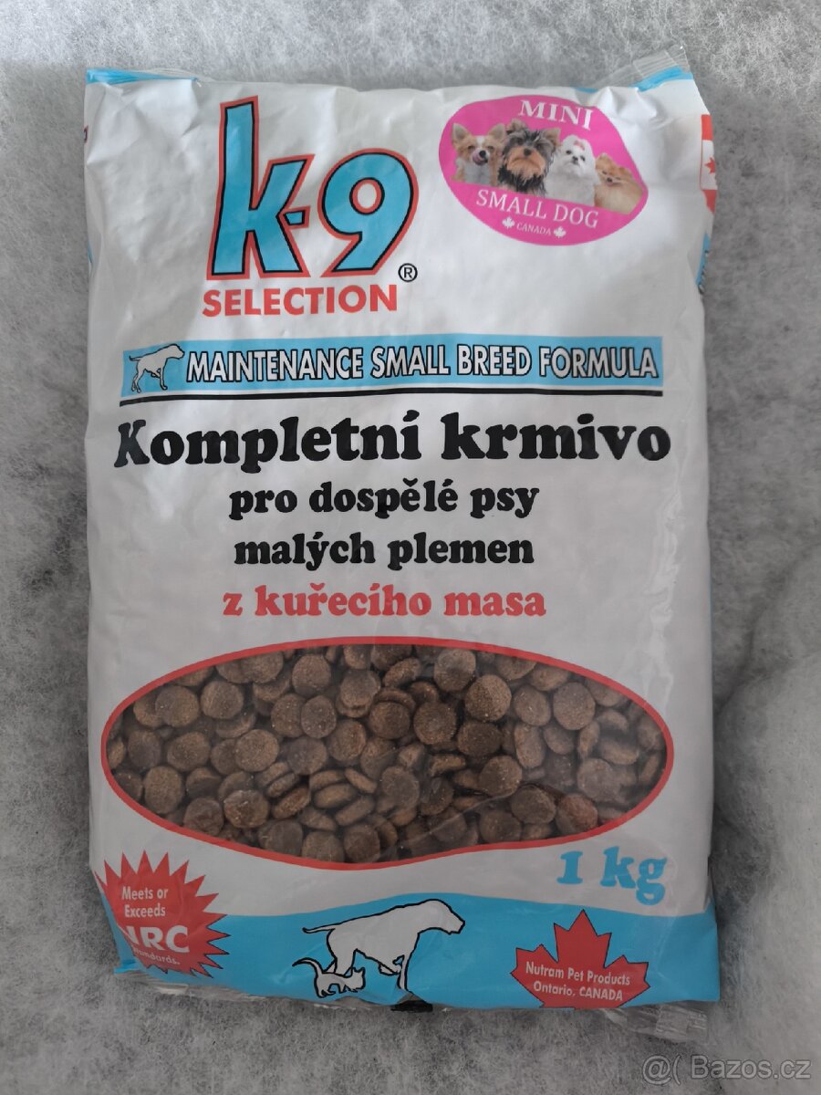 Kanadská krmiva K9 a Nutram