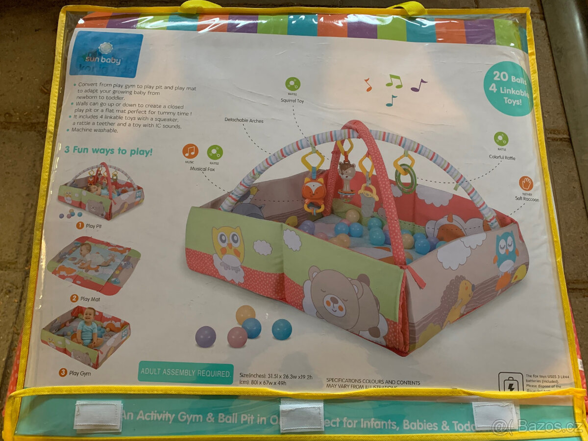 Hrací deka - liška