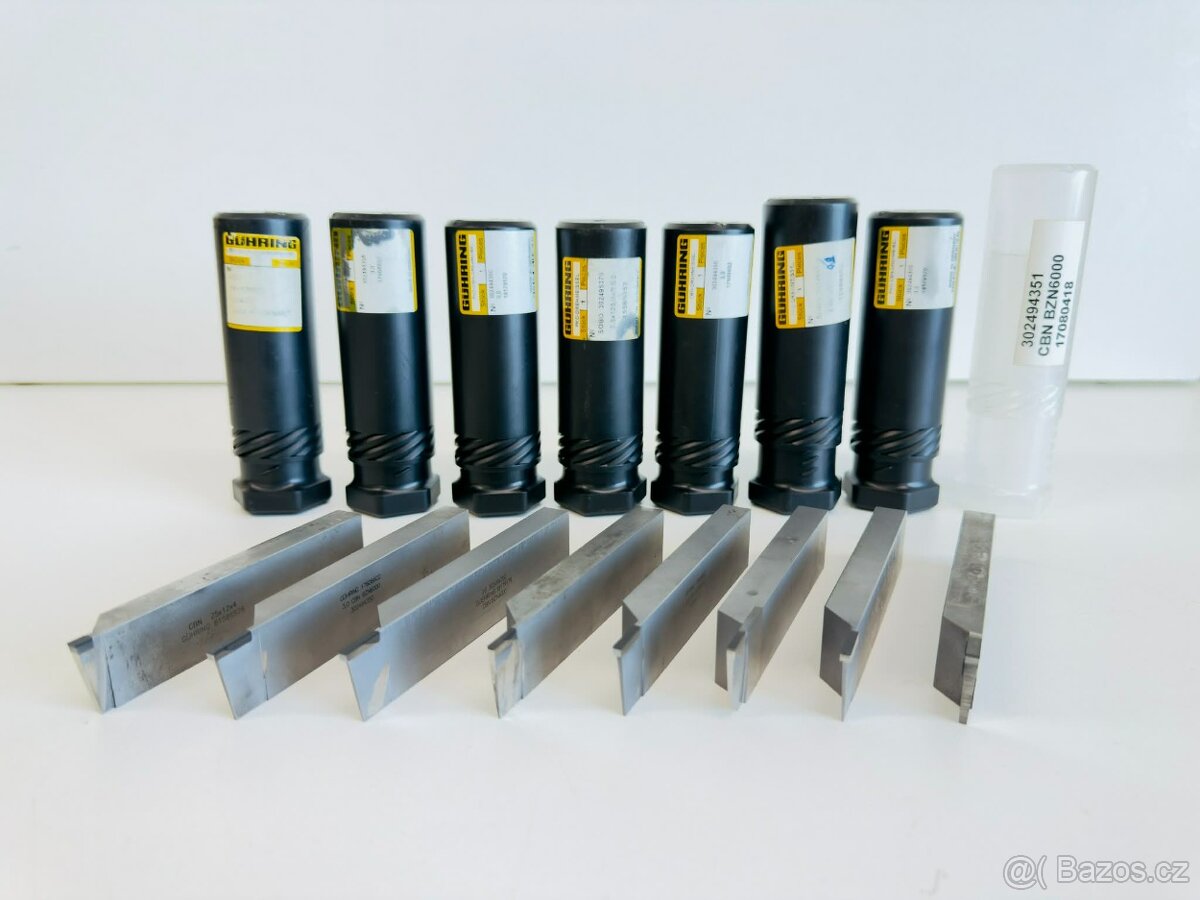 Soustružnické zapichovací nože CBN GUHRING