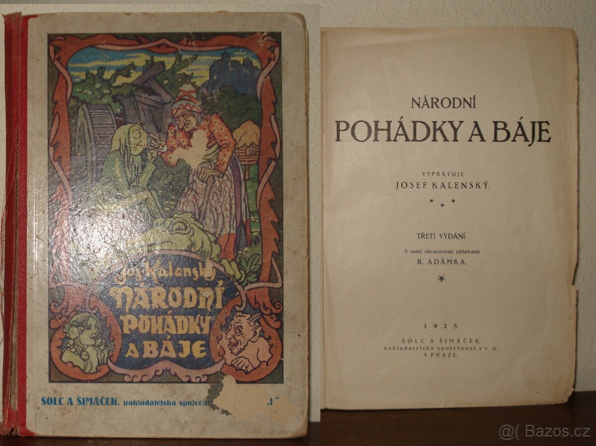 Prodám NÁRODNÍ POHÁDKY A BÁJE