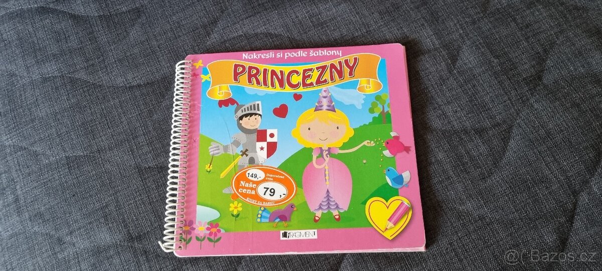 Princezny - Nakresli si podle šablony