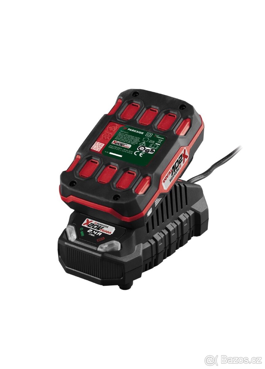 2x aku Parkside 2Ah s nabíječkou