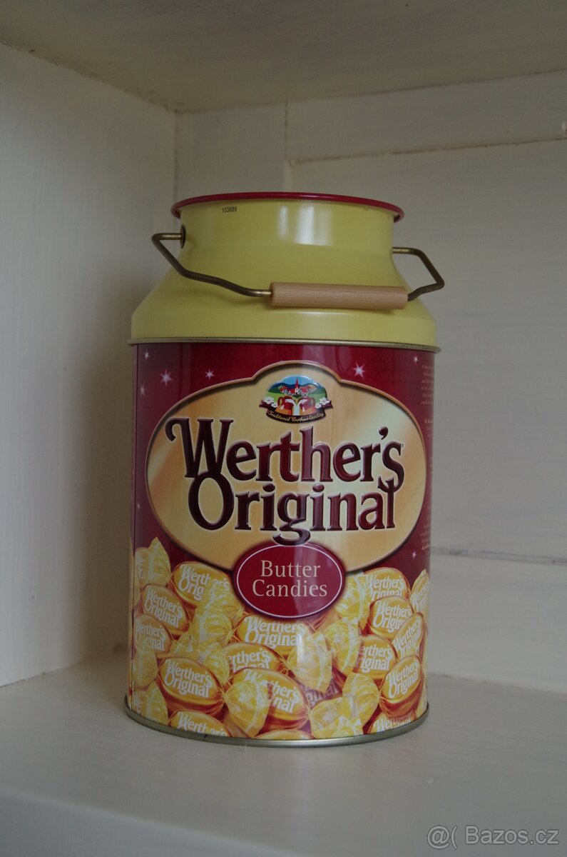 Plechovka od bonbonů "Werther's original"