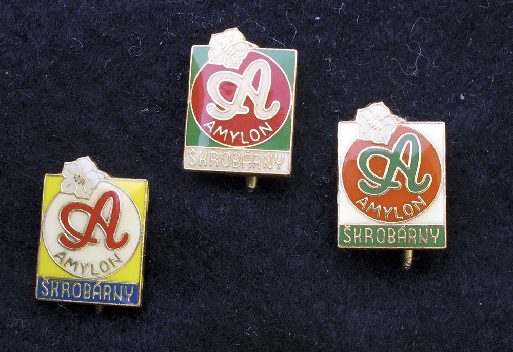 Odznak - Amylon - 3 ks