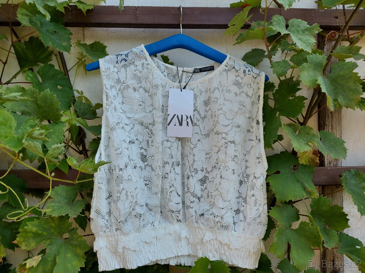 zara, krajková halenka, M 38 10.