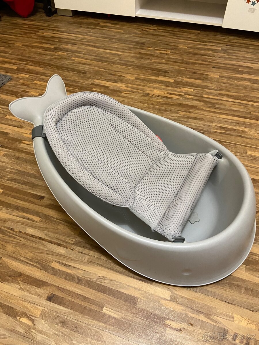 Skip Hop - Moby 3fázová vanička s ergonomickou podložkou