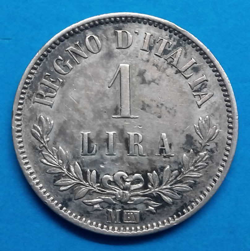 Mince Itálie 1863 Viktor Emanuel II.