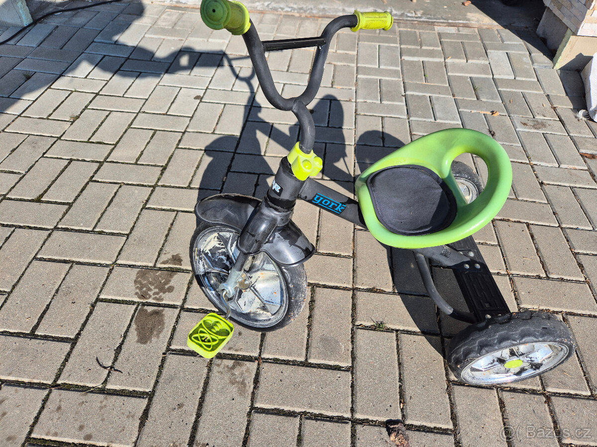 Dětská tříkolka Toyz York zelená