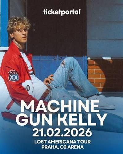 Prodej 2 ks vstupenek na Machine Gun Kelly koncert