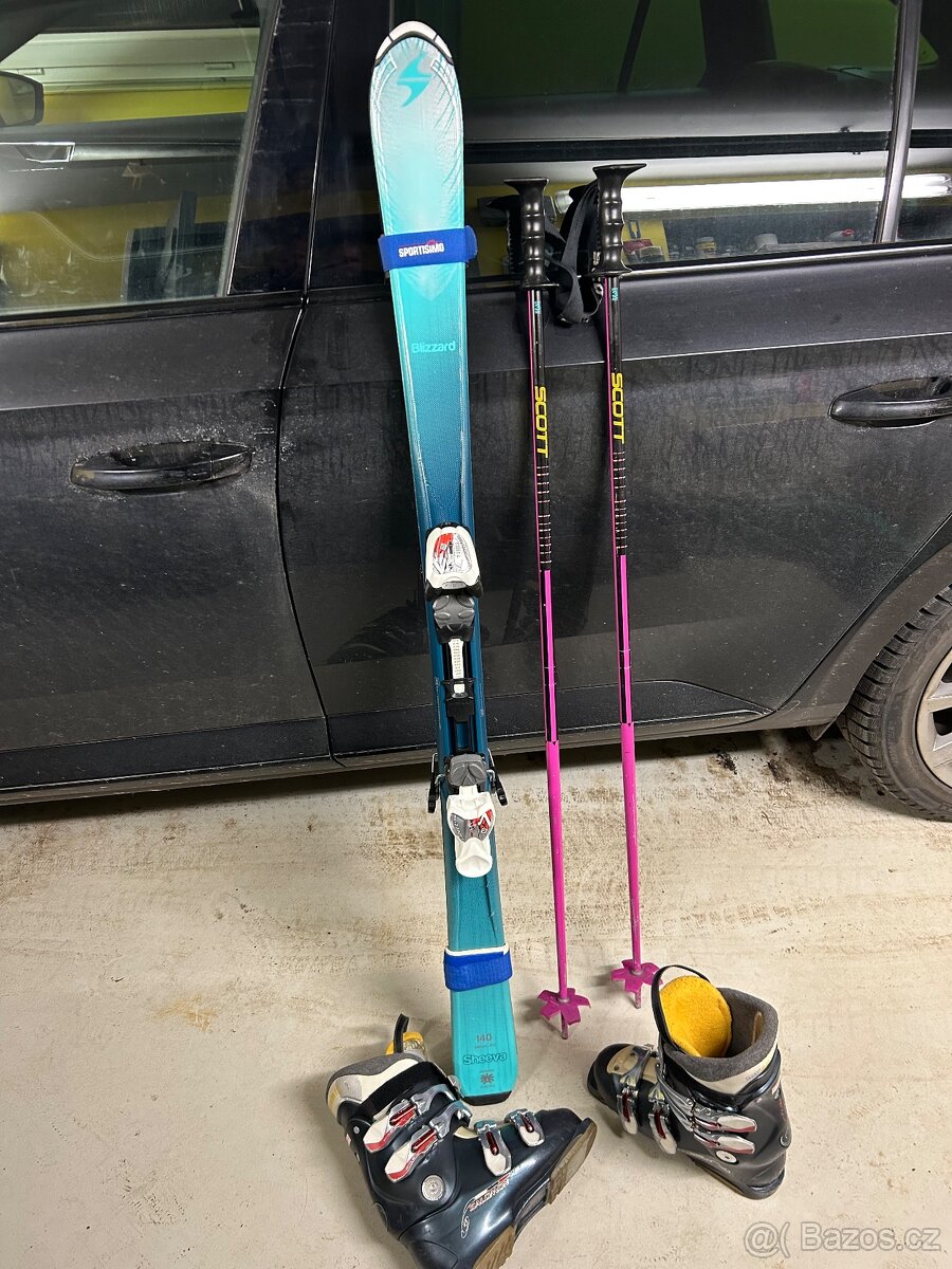 Lyžařský set juniorský140cm