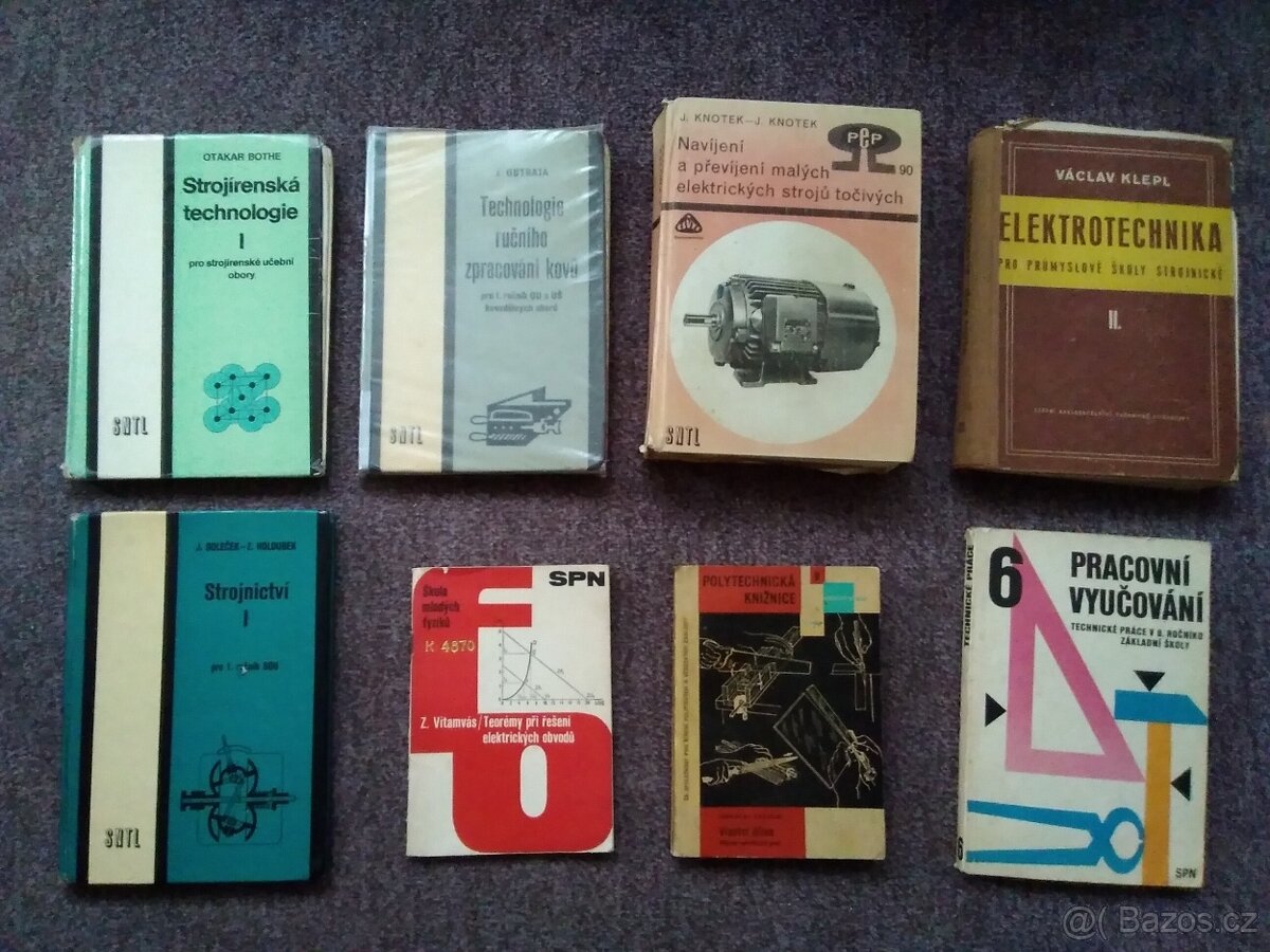 Staré knihy Technická literatura Elekto a dílna.