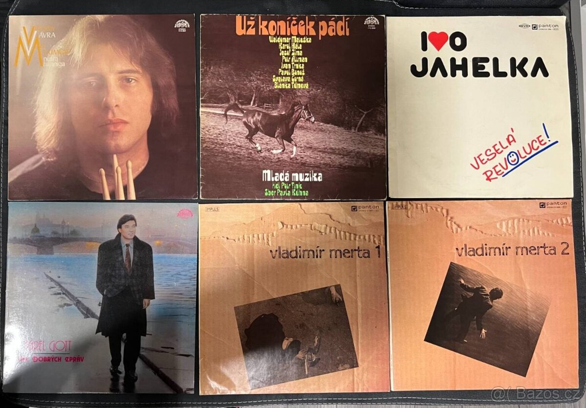 LP vinylové desky gramofonové desky