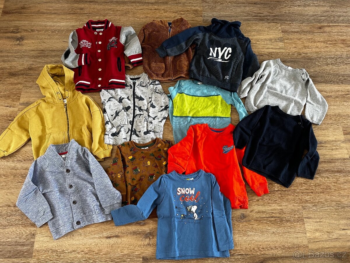Dětské svetry a mikiny velikost 92-104