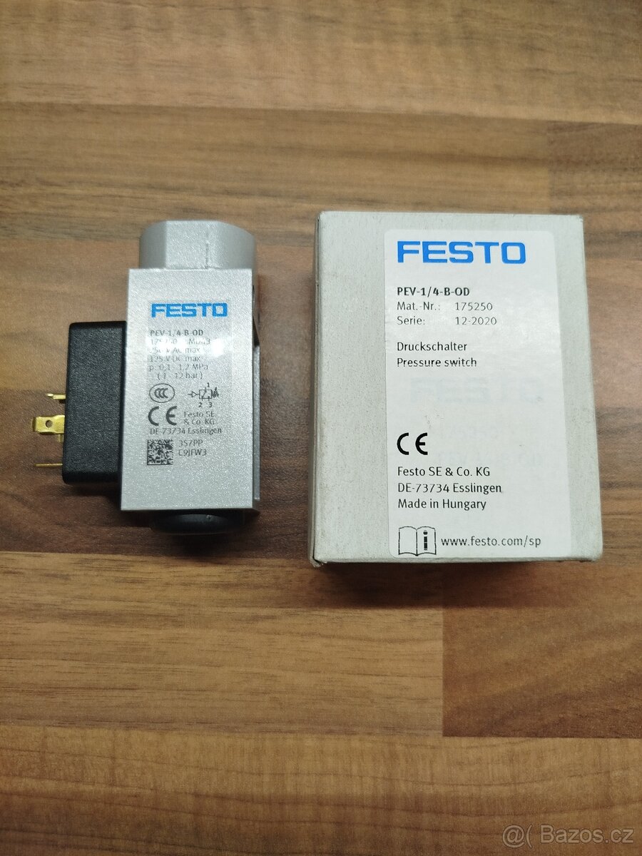 Festo- tlakový spínač - PEV-1/4-B-OD