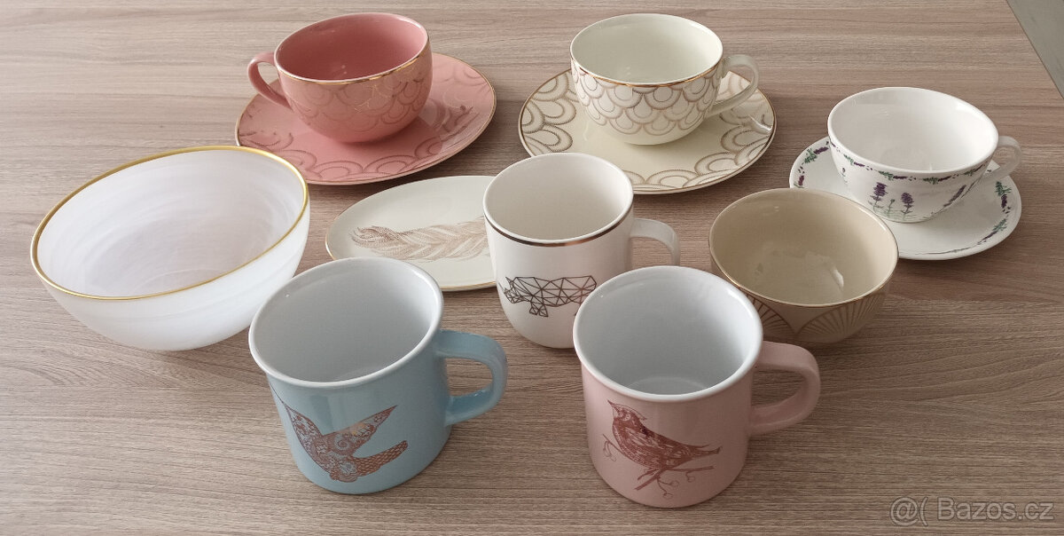 Nádobí- hrnky a misky NOVÉ