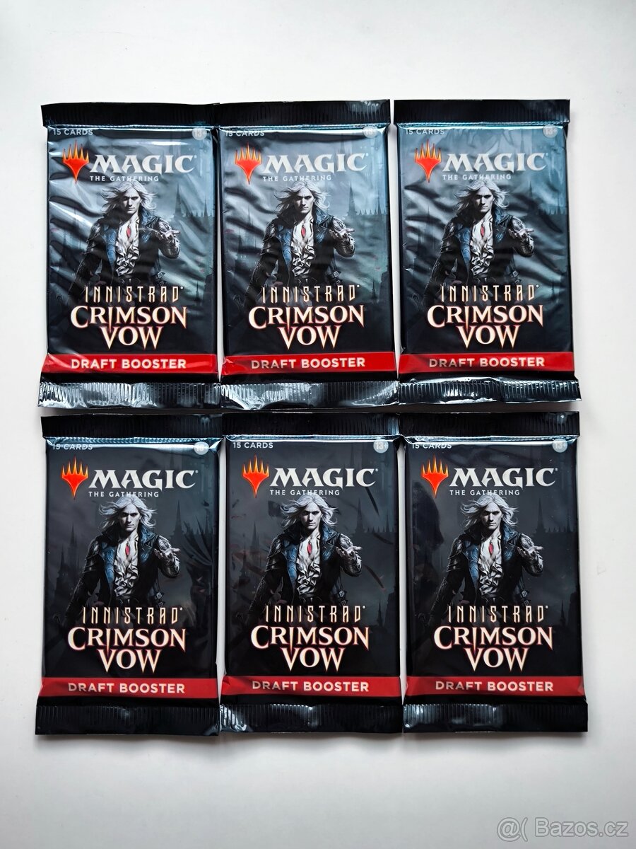 Magic the Gathering MTG 6ks draft boostru Crimson Vow