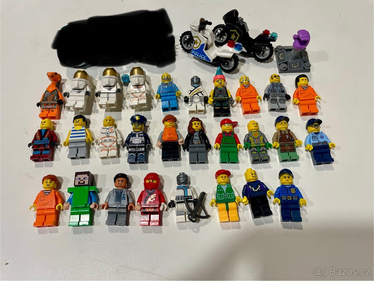 Lego postavičky a doplňky set č.1 cena 50kč/kus