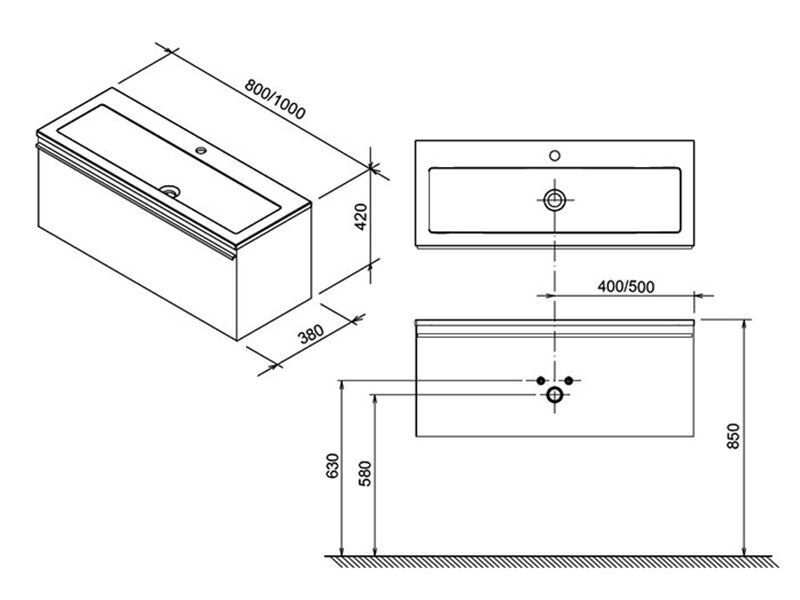 Ravak skříňka pod umyvadlo