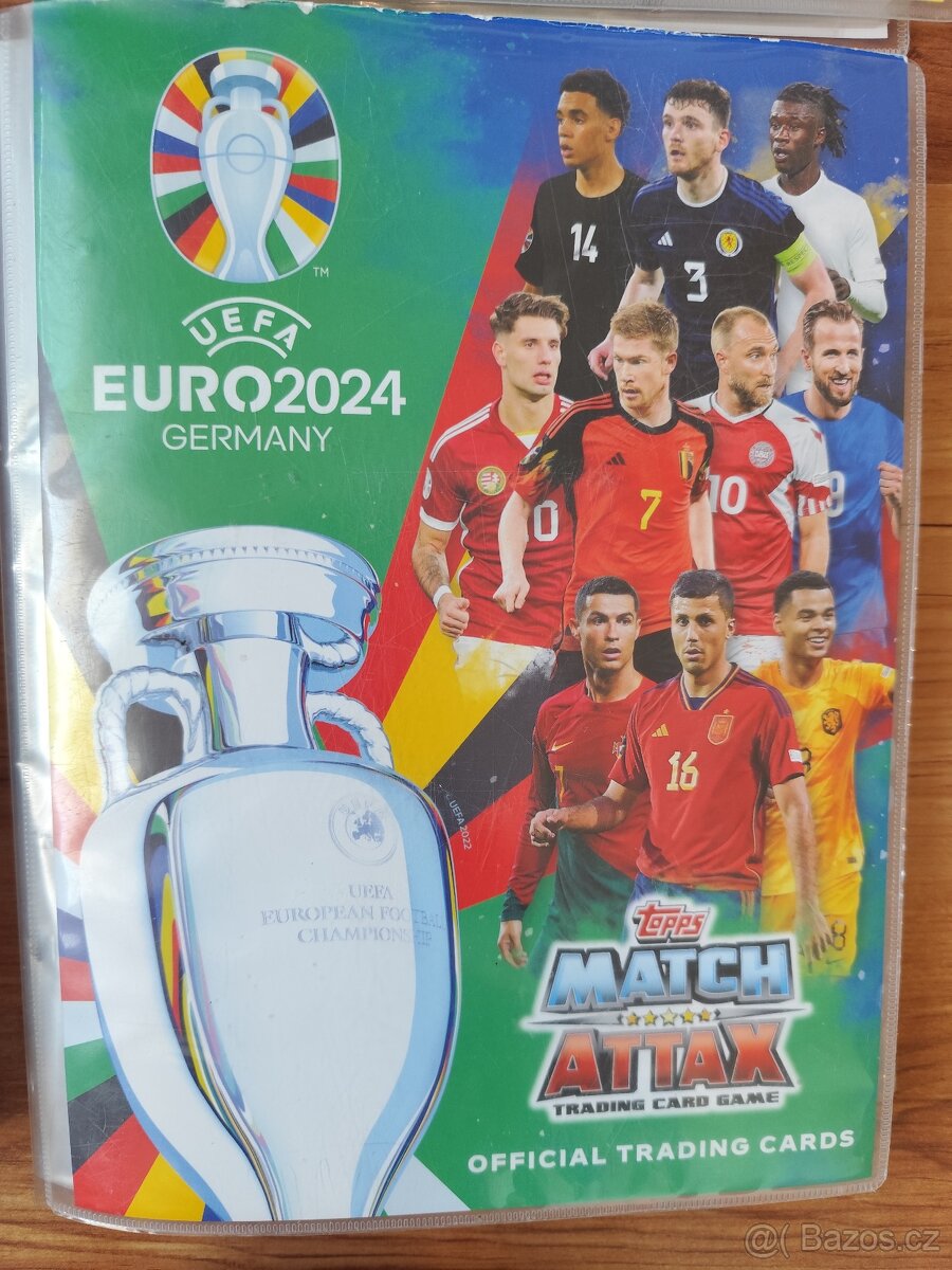 Fotbalové kartičky Euro 2024 kartičky Match Attax