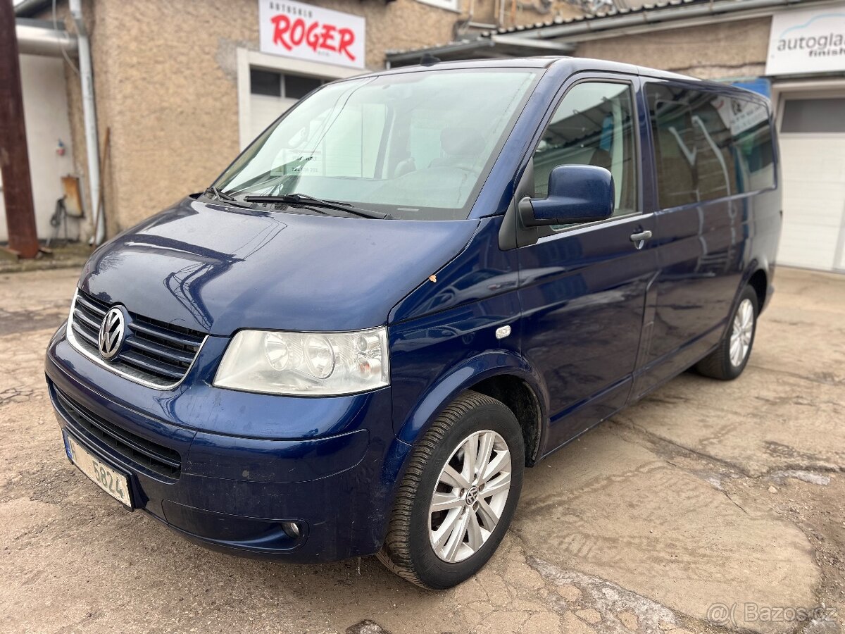 VW T5 MULTIVAN 1.9 Tdi, WEBASTO, MINIMÁLNÍ KOROZE