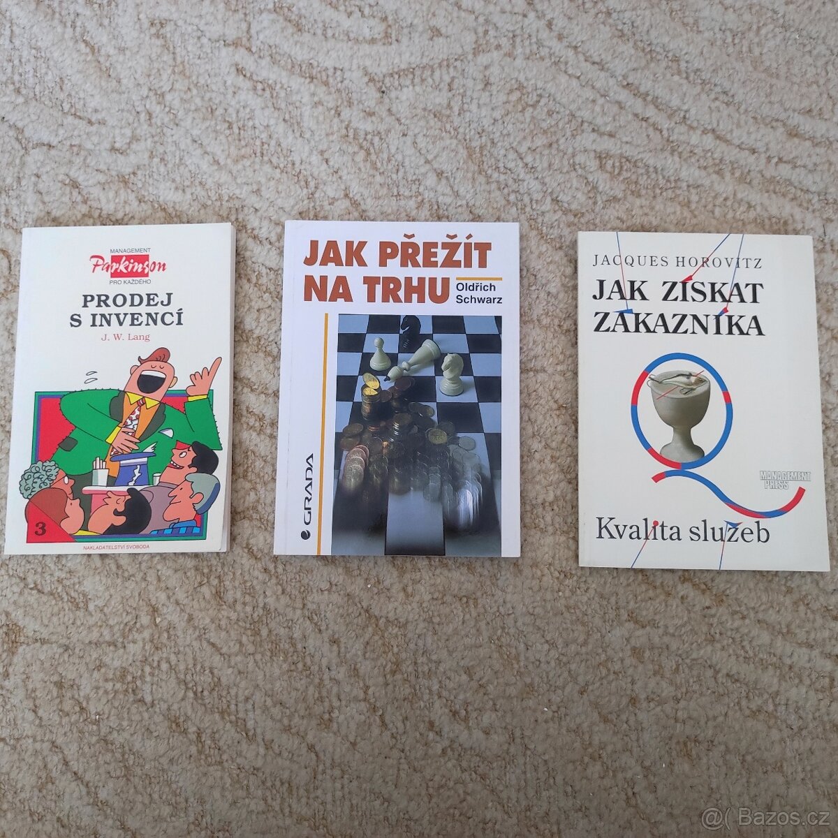 Prodám tři knihy jen za cenu 99kc knihy o obchodování