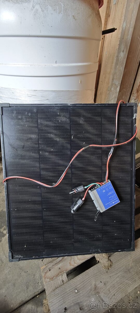 solární panel + regulator FENCE