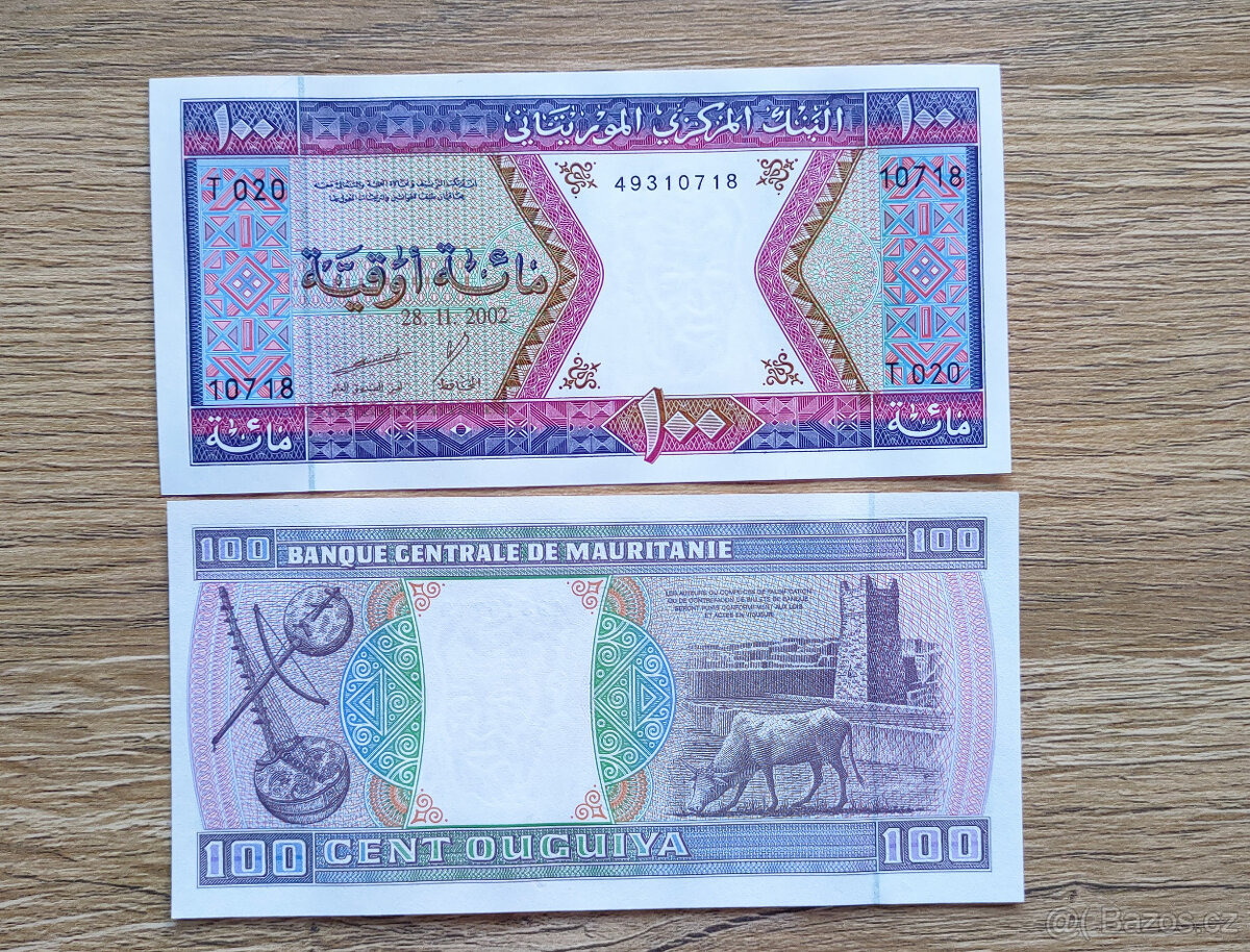 Mauretánie - 100 ouguiya - rok 2002