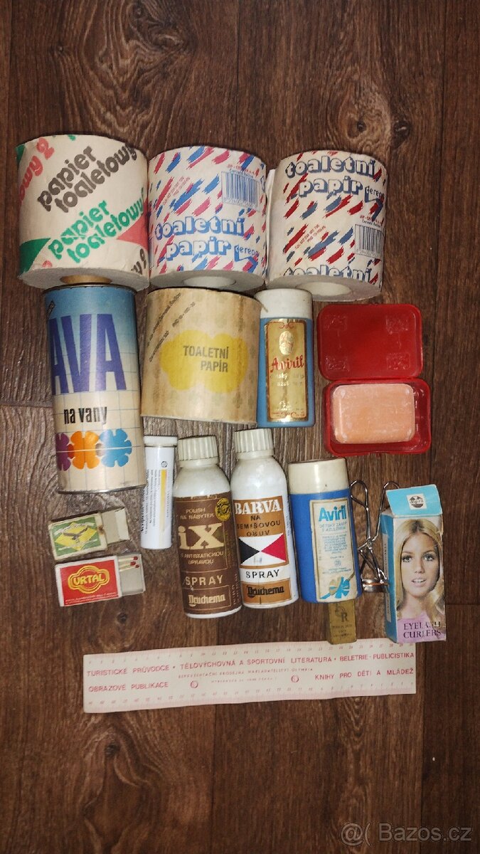 Retro věci do koupelny atd.