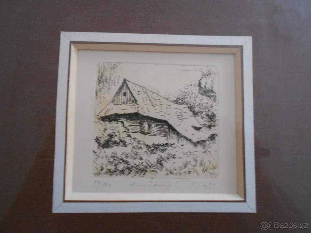 Obrzázek chaloupka z pozůstalosti