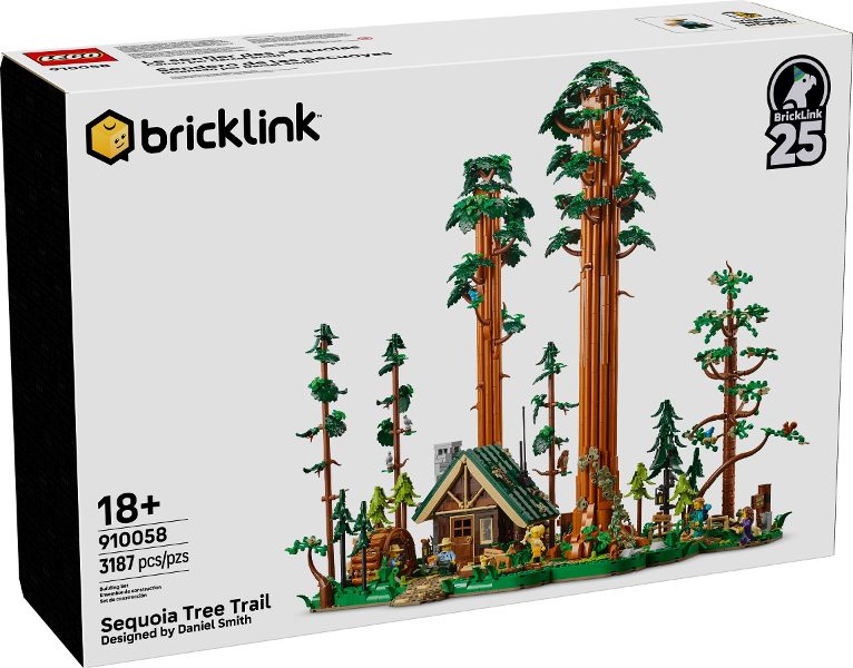 LEGO bricklink 910058 Sekvojová stezka - Sequoia Tree Trail