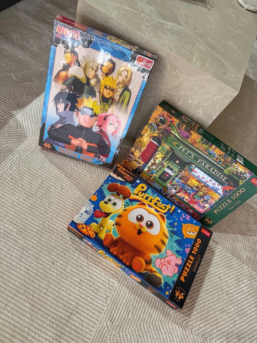 3x puzzle 1000 dílků