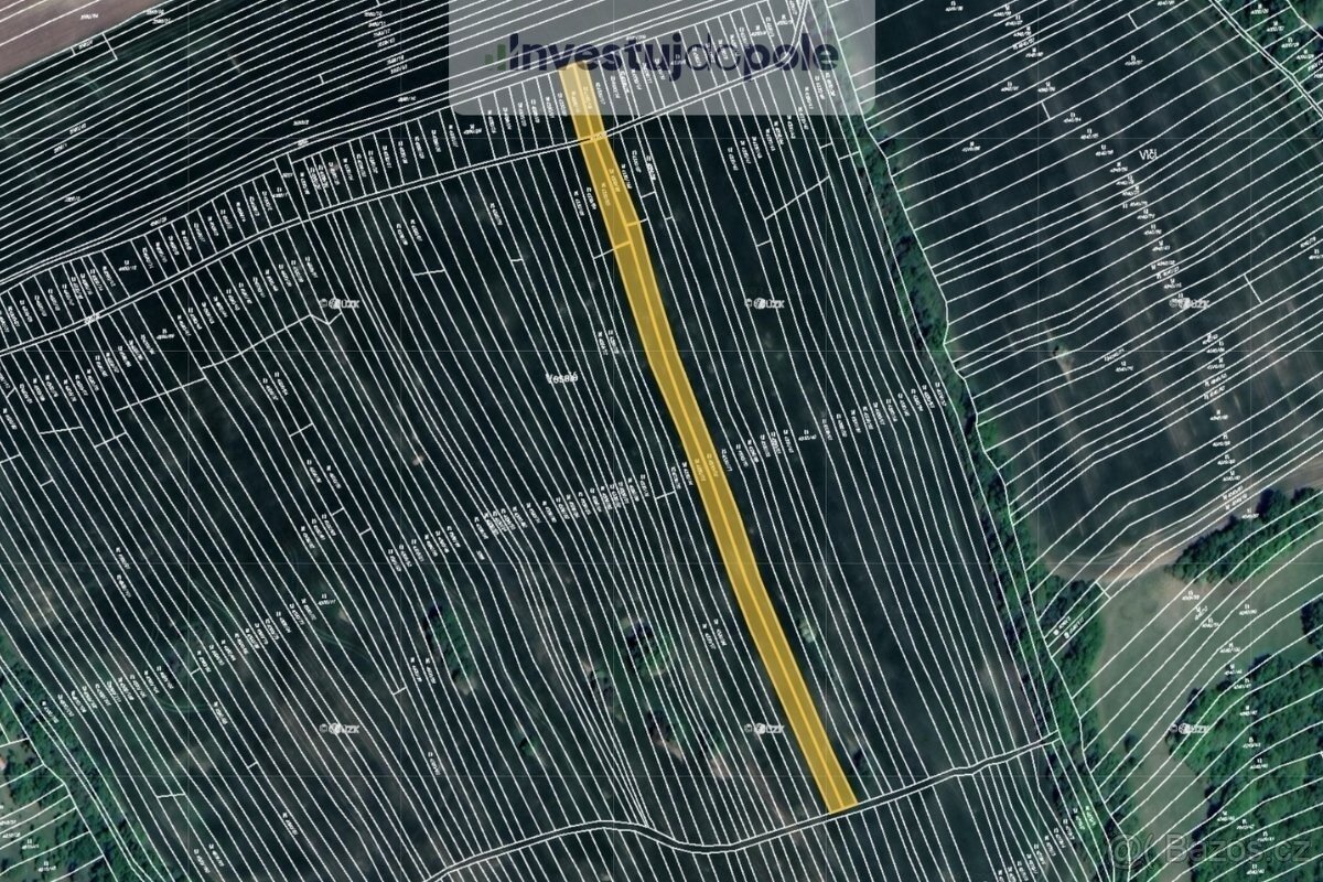 Prodej podílu 1/5 louky 1 208 m², Kněždub