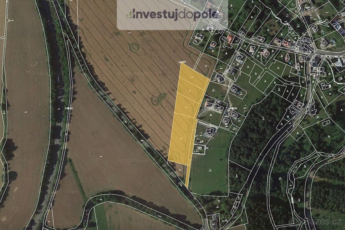 Prodej podílu 3/11 pole 3 742 m², Rychnov u Jablonce nad Nis