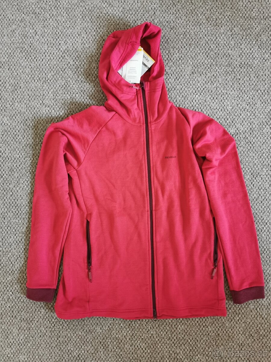 Mikina Devold Nibba Merino Jacket Hood