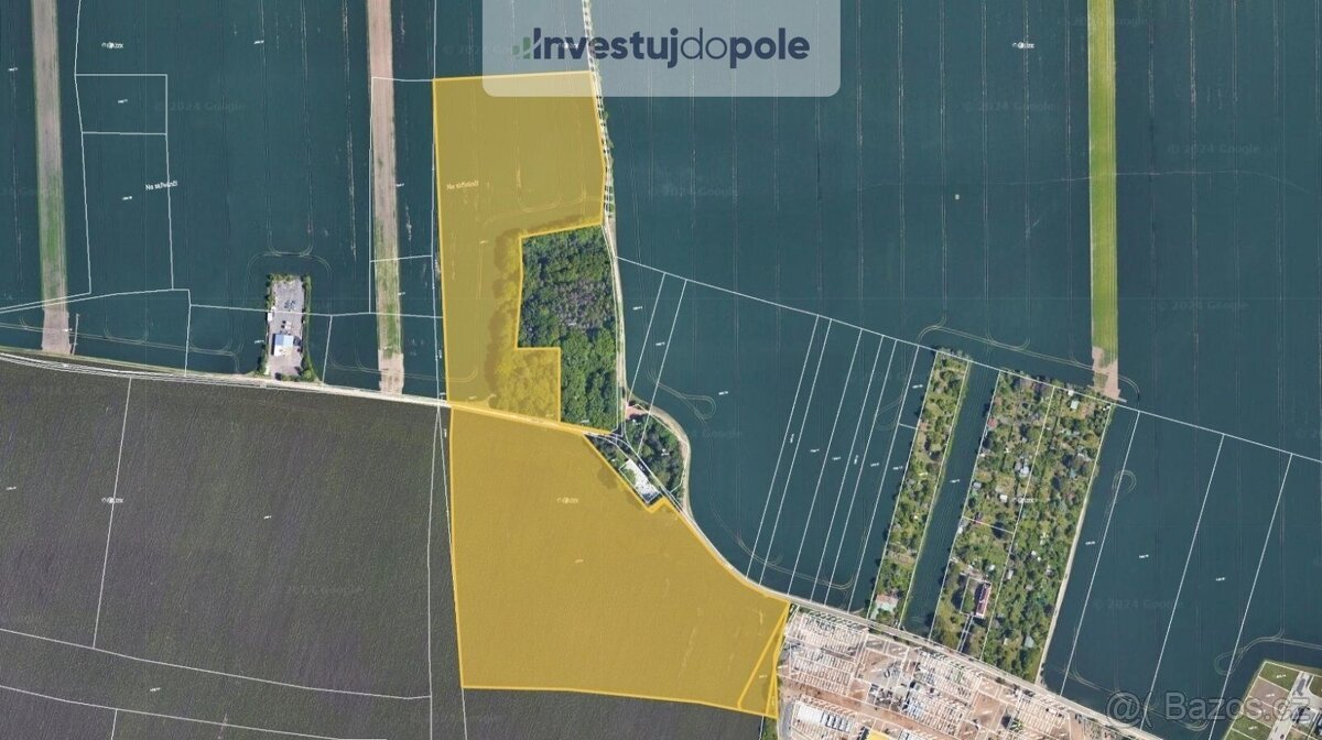 Prodej podílu 1/6 pole 10 315 m², Praha-Ďáblice