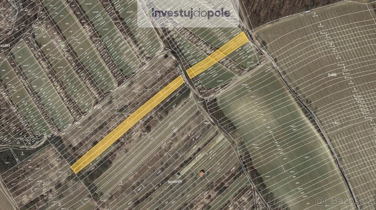 Prodej podílu 1/2 pole 2 273 m², Archlebov