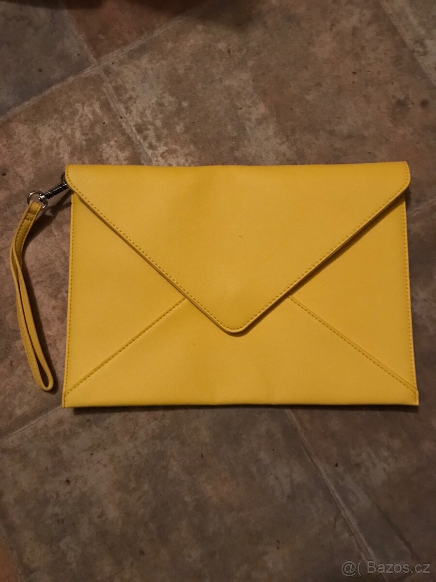 Žlutá kabelka psaníčko